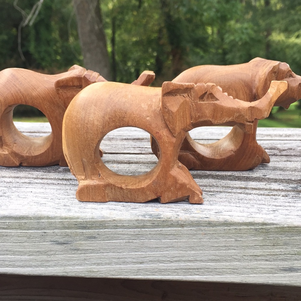 Elephant Napkin Rings - Picture 2 of 7